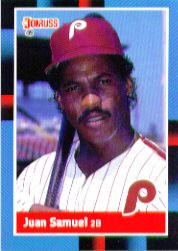 1988 Donruss Baseball Cards    288     Juan Samuel